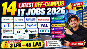 15 Latest Off-Campus IT Jobs 2026: AI, Python, Java & Software Engineer ...