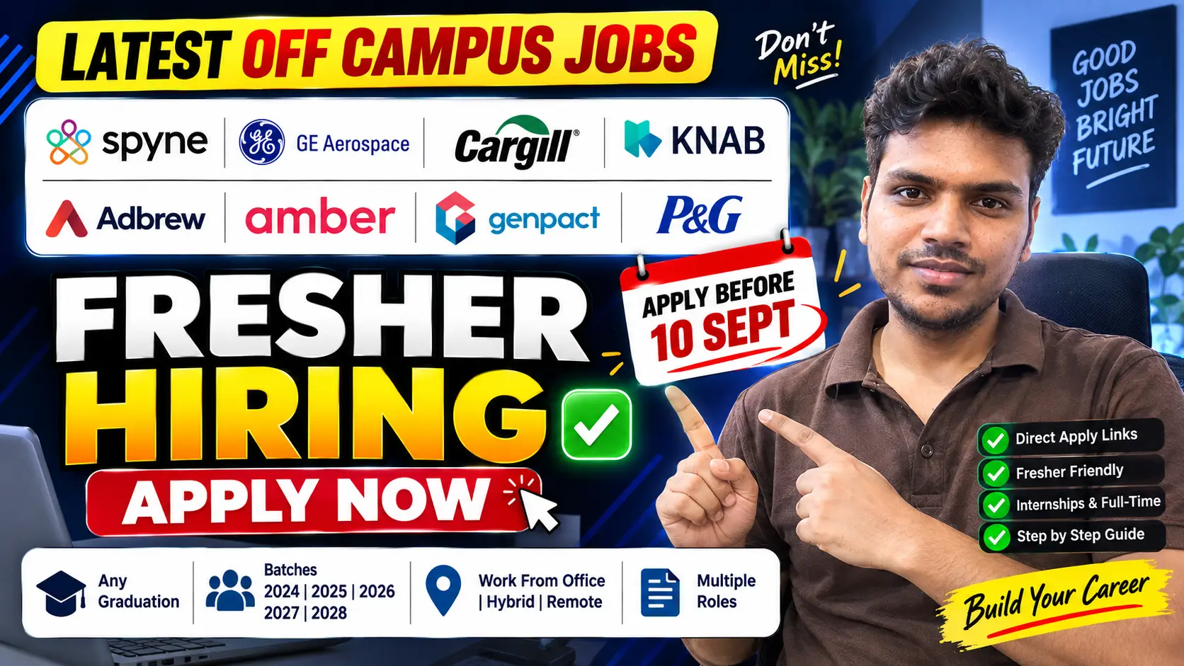 Latest Off Campus Hiring Jobs for CSE Students 2026 | Freshers Jobs & Direct Apply
